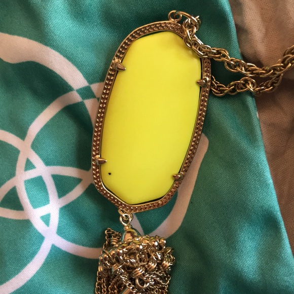 Kendra Scott Neon Rayne Necklace Elle Earrings Set - Picture 5 of 7